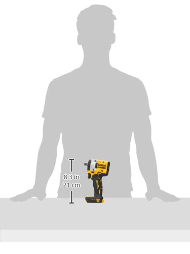 DeWalt DCF922N XJ Avvitatore ad Impulsi a Batteria, 18 V, Presa Quadrata Esterna con Bloccaggio a Sfera, Coppia di Serraggio di 406 Nm, Coppia di Rilascio di 610 Nm, Include Gancio per Cintura : Fai da te