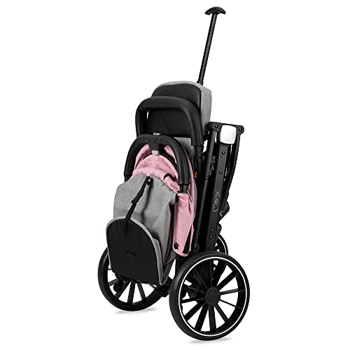 Passeggino MoMi ESTELLE DAKAR a partire da 6 mesi (fino a 22 kg), pieghevole con cintura di sicurezza a 5 punti, cestino porta spesa e funzione di apertura, manico telescopico per il traino : MoMi: Prima infanzia