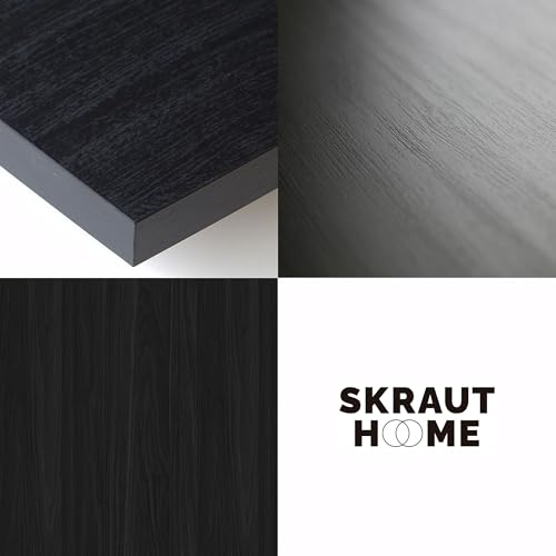 Skraut Home | Mobile TV Soggiorno | Ampio spazio a disposizione | 288x45x35 cm | TV di grande formato | Camino elettrico XXL | Sospeso, da appendere | Stile moderno | Nero : Amazon.it: Casa e cucina