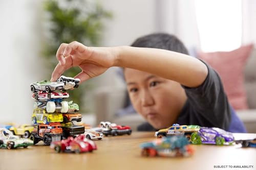 ​Hot Wheels City   Mega Dino Trasportatore, pista da corsa che si trasforma in un T Rex & Confezione da 20 Macchinine, Veicoli in Scala 1:64 Assortiti : Giochi e giocattoli