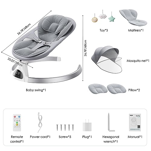 Sdraietta Neonati Elettrica,Aomdom Altalena Neonato Elettrica 0 9 kg 5 Velocità d’oscillazione Sdraietta a Dondolo per Neonati Elettrico telecomando e APP,Materiale sfoderabile Bianco… : Amazon.it: Prima infanzia