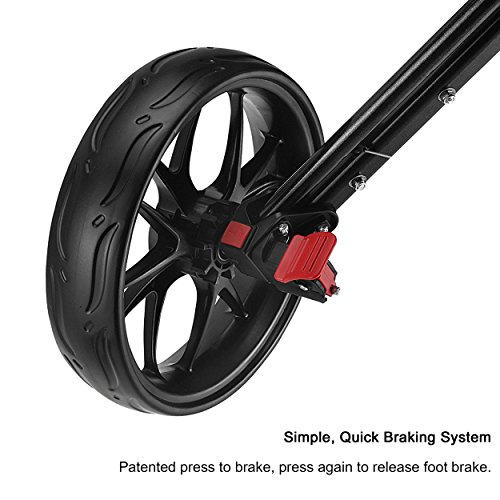 CaddyTek Superlite Explorer 4 Wheel Golf Push Cart, Grigio Scuro : Amazon.it: Sport e tempo libero