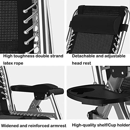 Sedia a dondolo da giardino con cuscini grigi, per spiaggia, campeggio, patio, sdraio reclinabile : Amazon.it: Giardino e giardinaggio