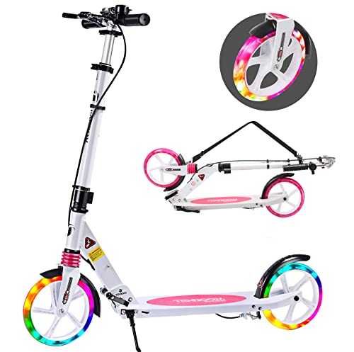 TENBOOM Monopattino pieghevole, con freno a mano e campana : Amazon.it: Sport e tempo libero