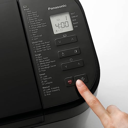 Panasonic SD YR2540 Premium Grigio Macchina per il pane completamente automatica, design orizzontale e dispenser per lievito, 32 programmi automatici, due sensori di temperatura, tempo predefinito di : Amazon.it: Casa e cucina