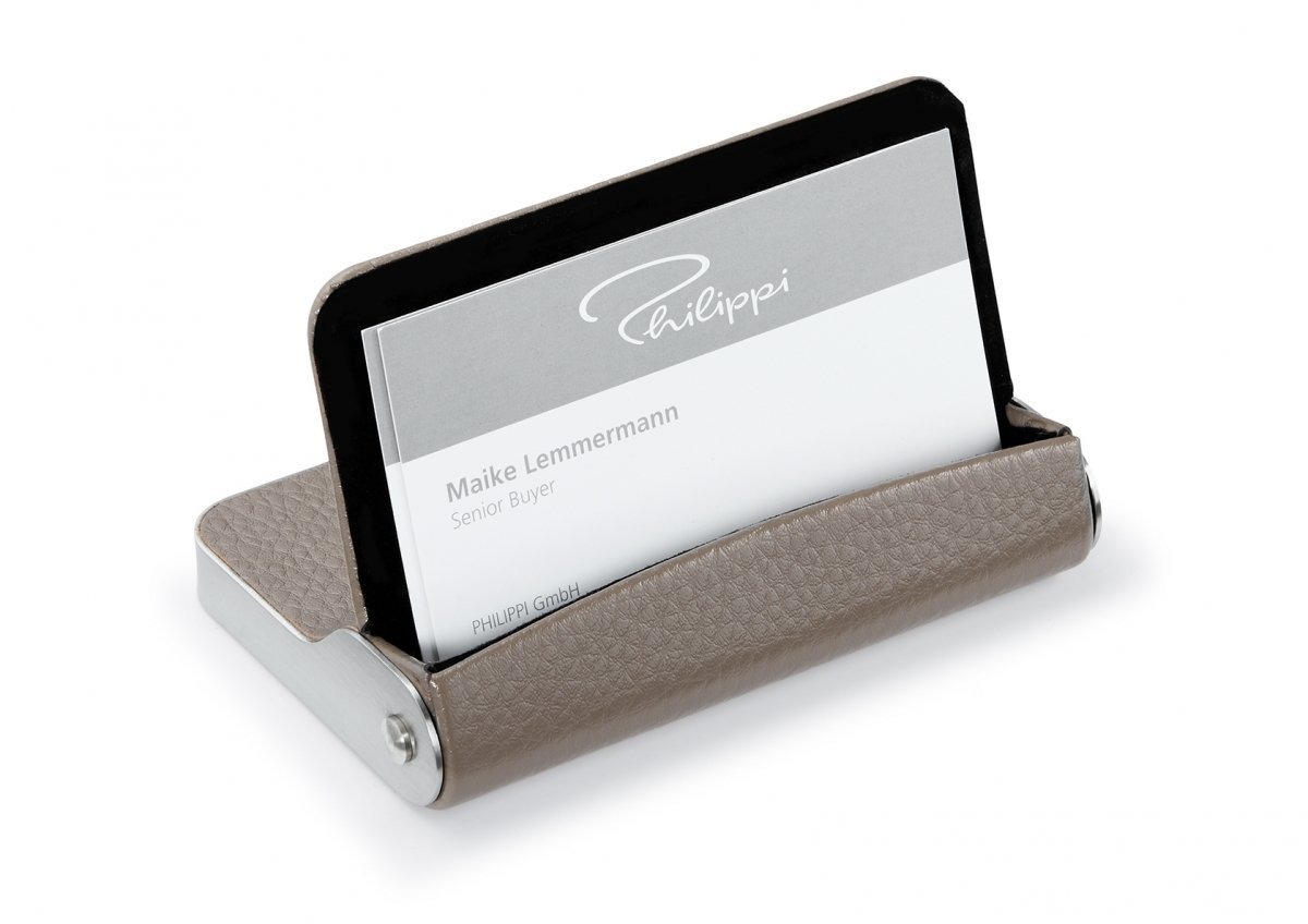 Philippi DION Wizytownik i Etui na Karty oraz Podstawka na Telefon, Tablet 2w1