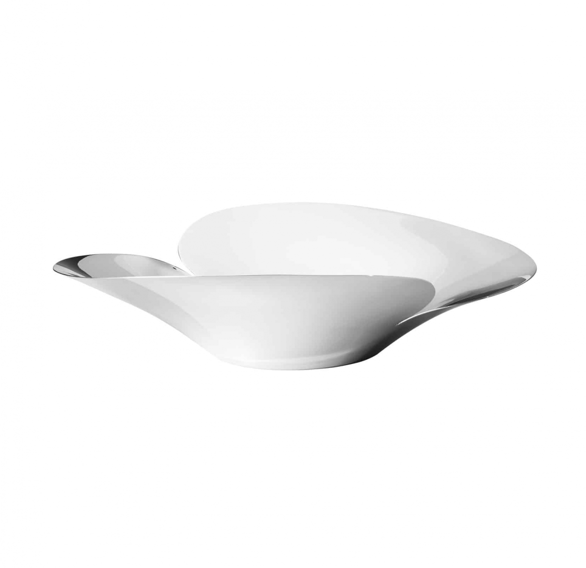 Georg Jensen BLOOM Stalowa Misa Dekoracyjna 50 cm / Srebrna Polerowana