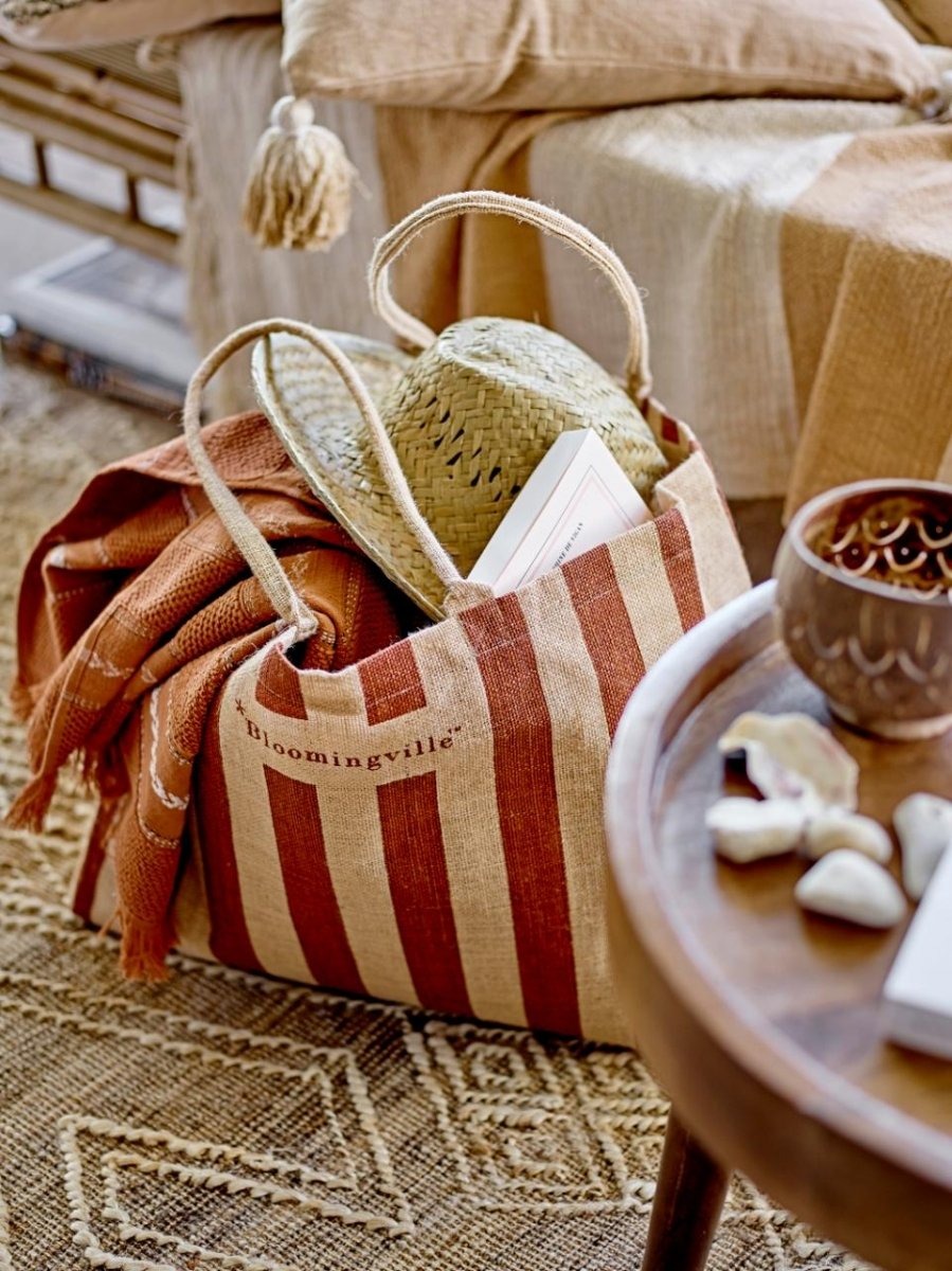 Bloomingville BERGAMO Torba na Zakupy z Naturalnej Juty / Brązowa