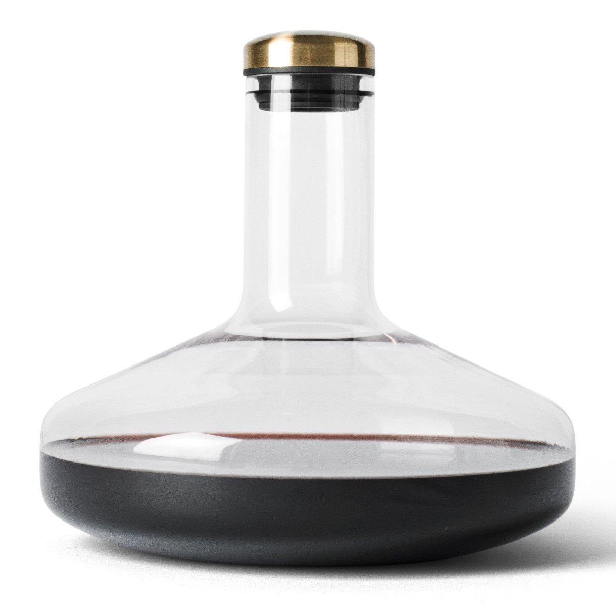 Audo DELUXE Karafka Napowietrzająca - Dekanter do Wina 1,4 l - Złota