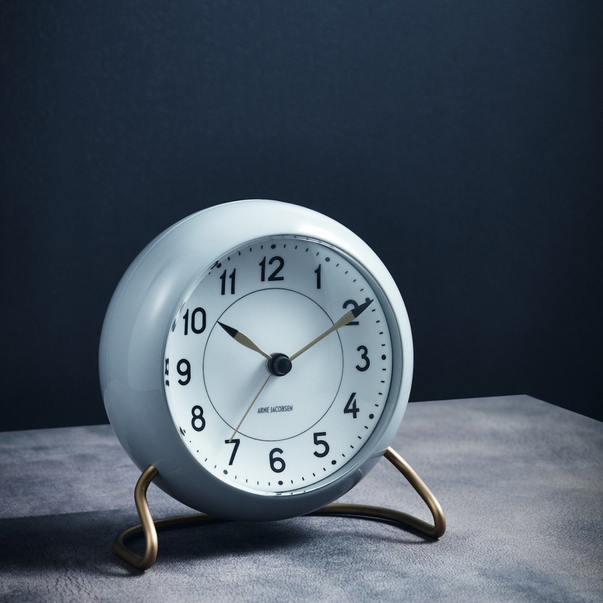 Rosendahl ARNE JACOBSEN Zegarek Stołowy - Budzik Szary/Złoty