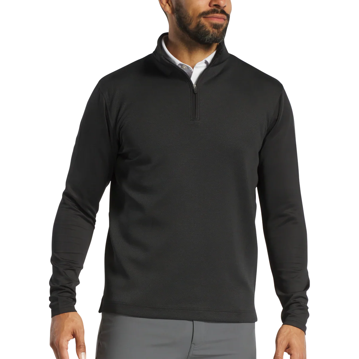 2025 FootJoy Tonal Block Pullover - Black