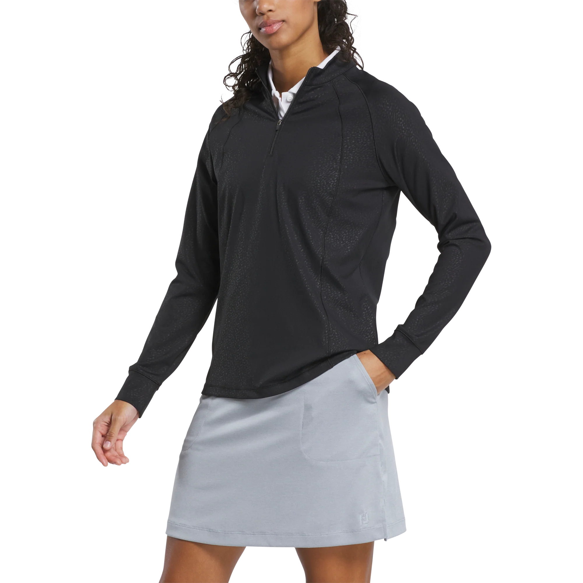 2025 FootJoy Women's Embossed 1/4 Zip Pullover
