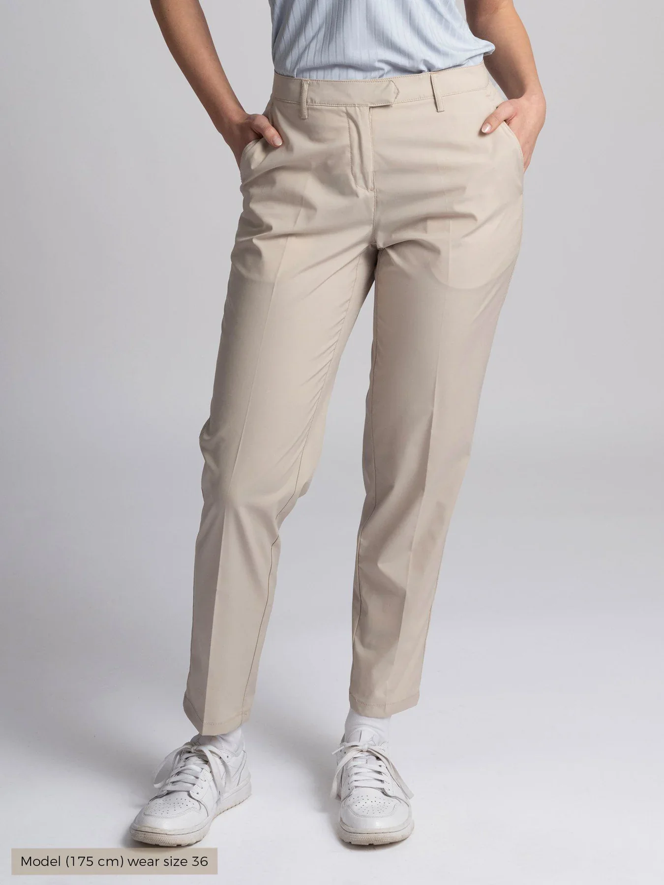 2025 Cross Women's Lux Chinos - Agate Grey