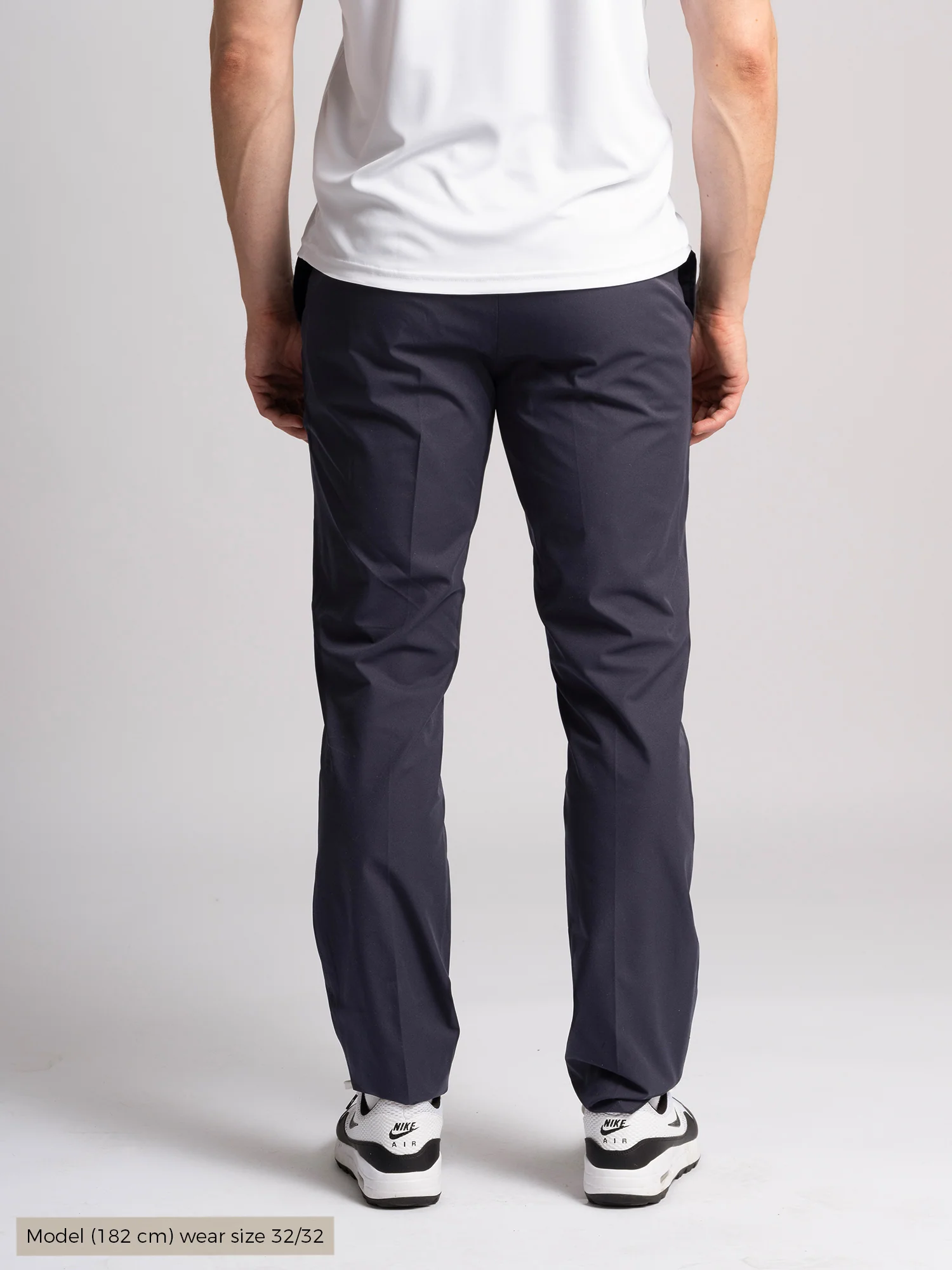 2025 Cross Men's Byron Lux Chinos - Navy (34 Leg Length)