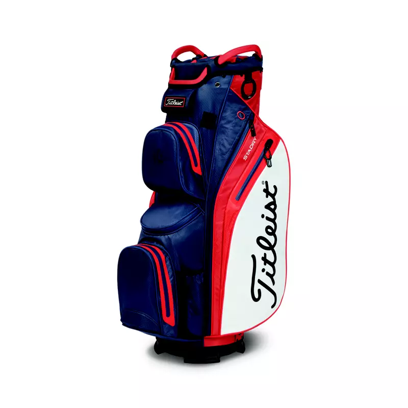 Titleist Cart 14 Stadry Bag - Navy/Red/White