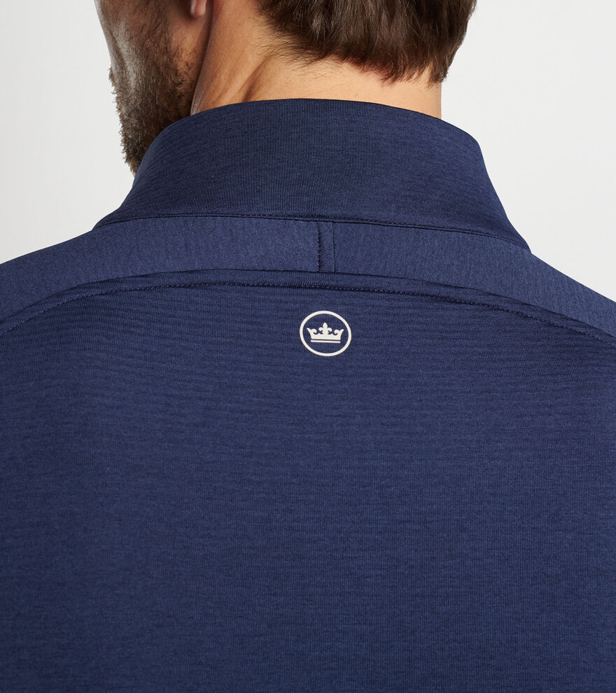 2025 Peter Millar Men's Beaumont Performance 1/4 Zip Pullover - Navy