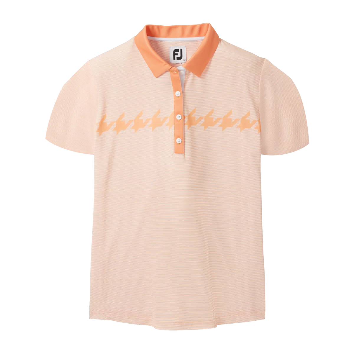 2023 FJ Womens Cap sleeve Houndstooth print Shirt