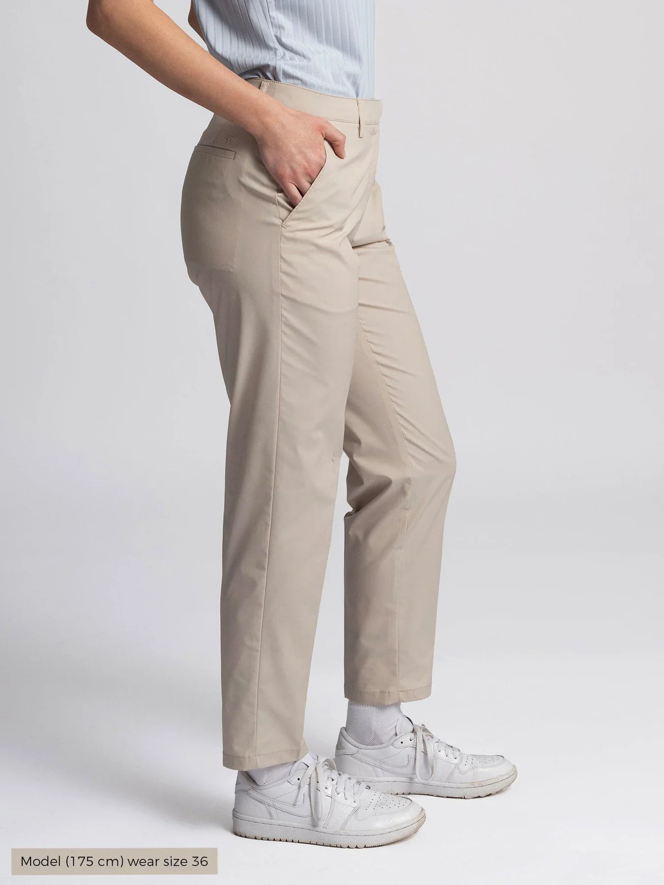 2025 Cross Women's Lux Chinos - Agate Grey