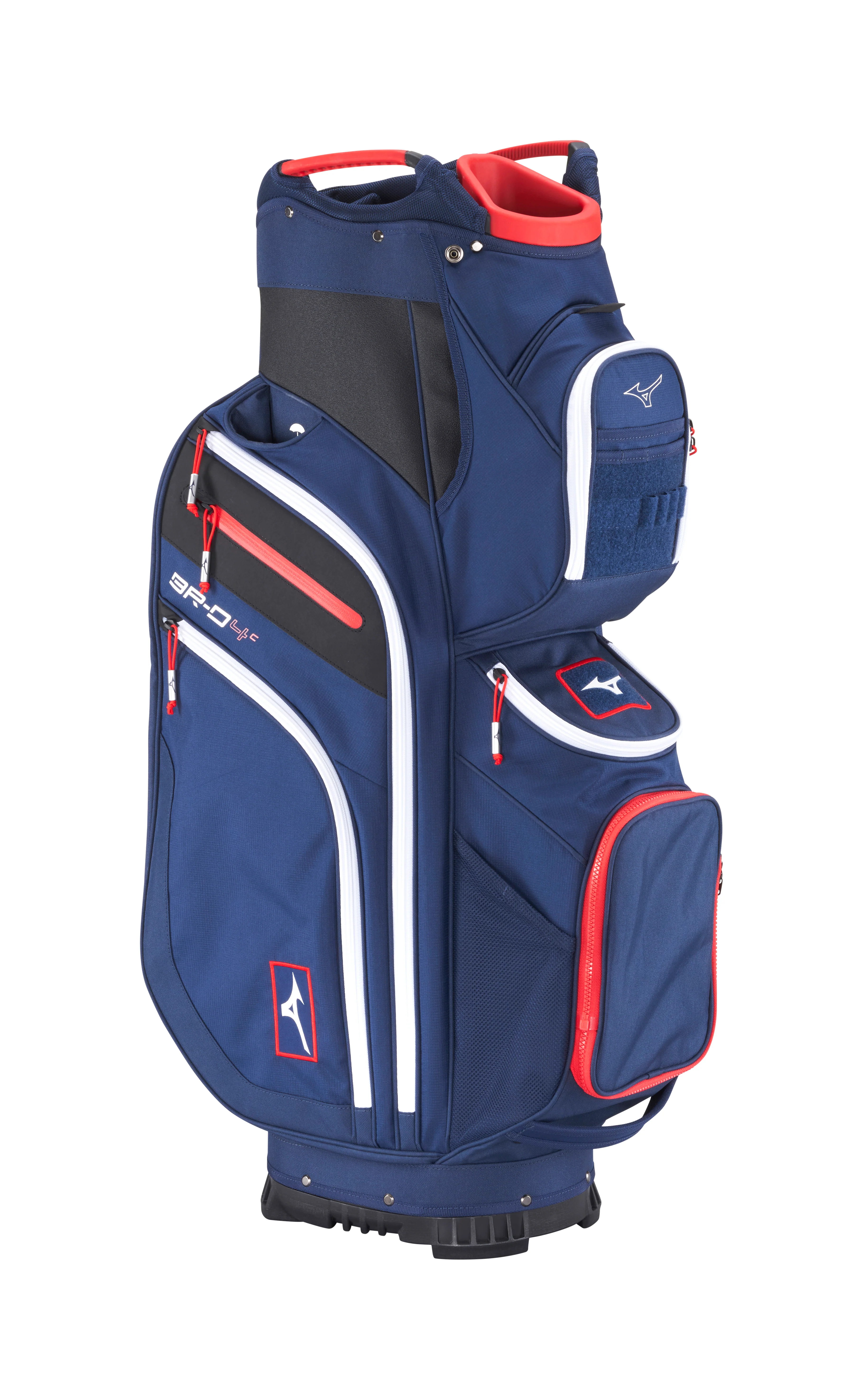 Mizuno BR-D4 Cart Bag - Navy/Red