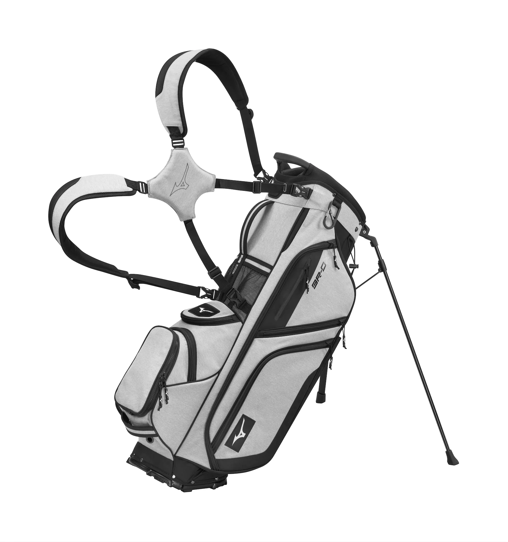 Mizuno BR-DX 14 Way Stand Bag - Heathered Grey