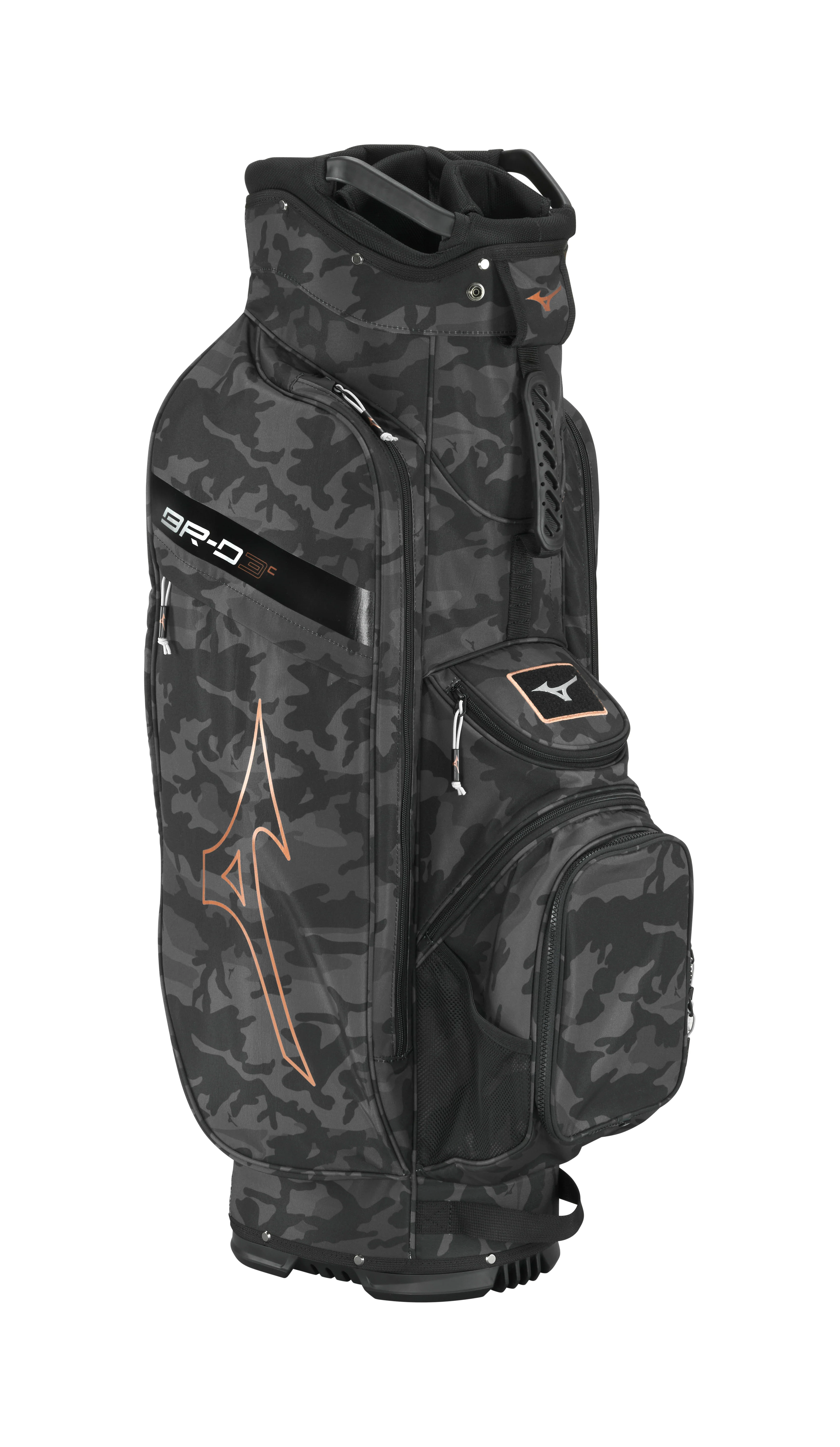 Mizuno BR-D3 Cart Bag - Black Camo/Copper