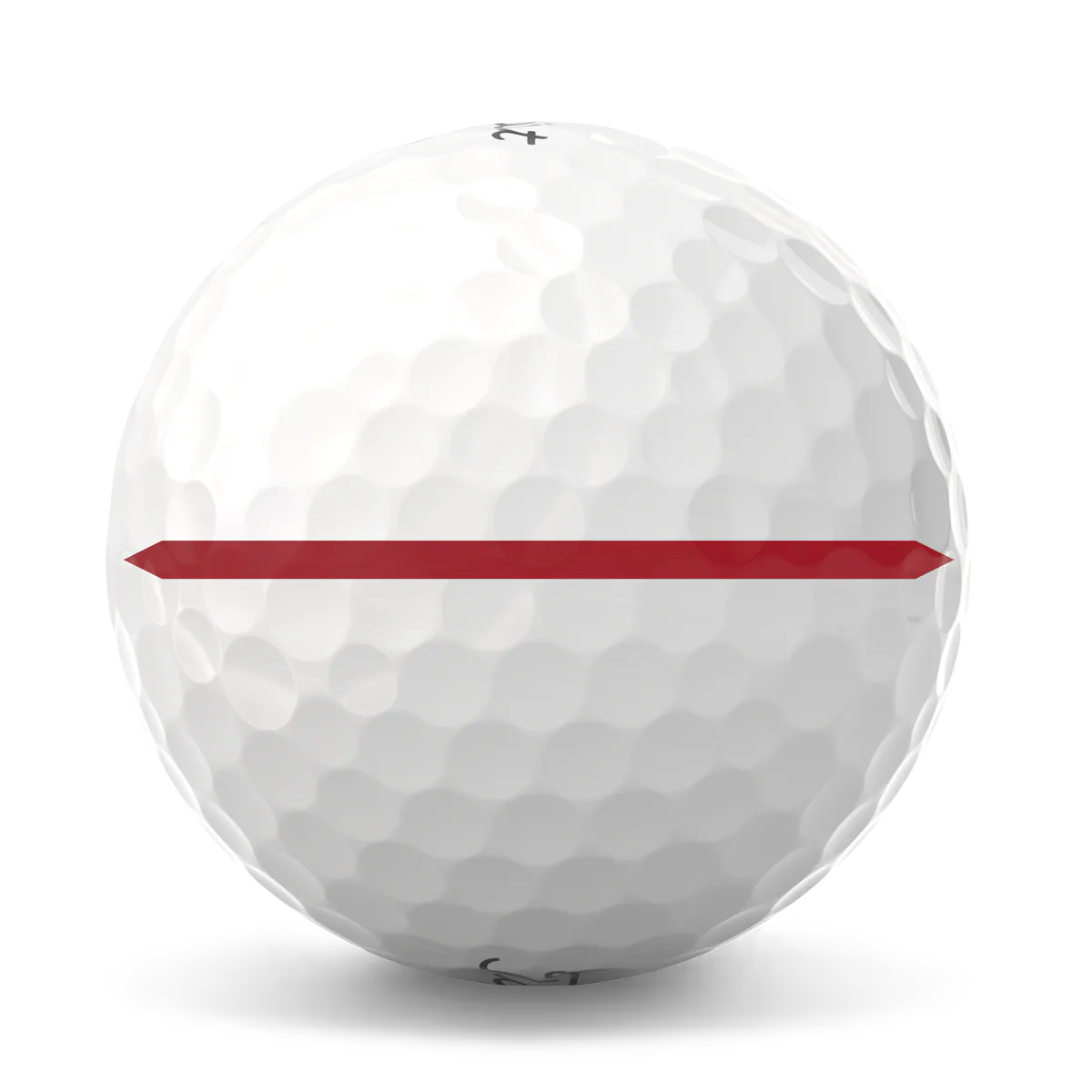 2025 Titleist Pro V1 Performance Alignment Golf Ball Dozen - Red Line