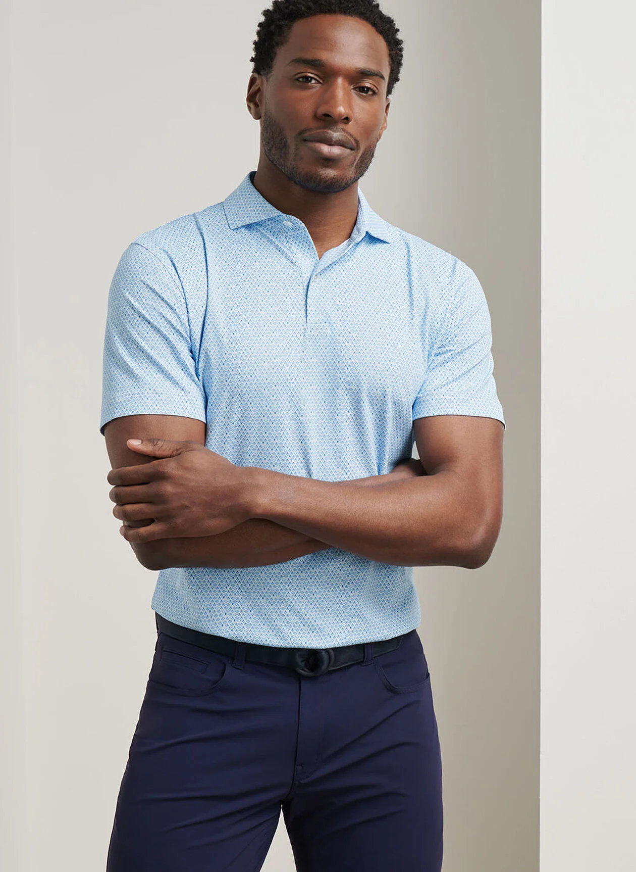 Peter Millar Men's Mariposa Jersey Performance Polo