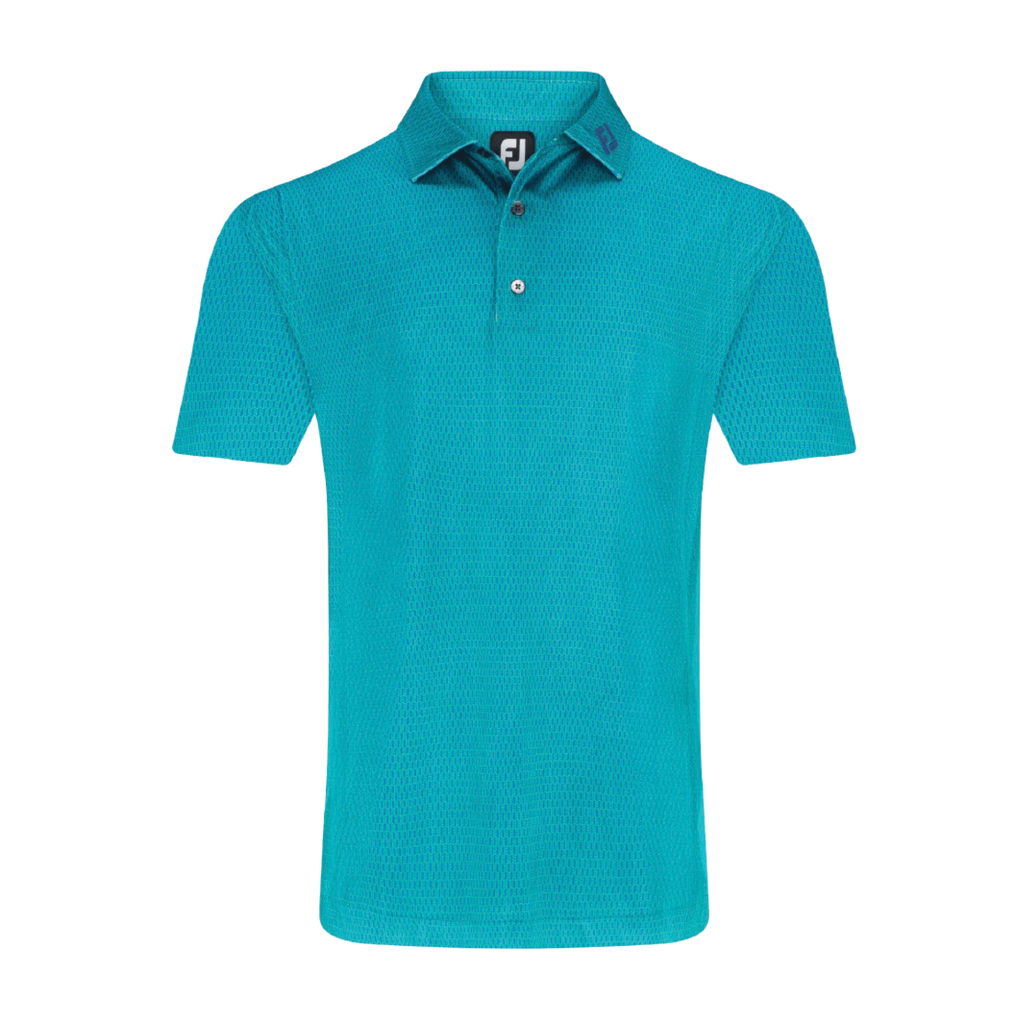 2025 FootJoy Men's Skyscrapper Print Polo - Blue / Emerald