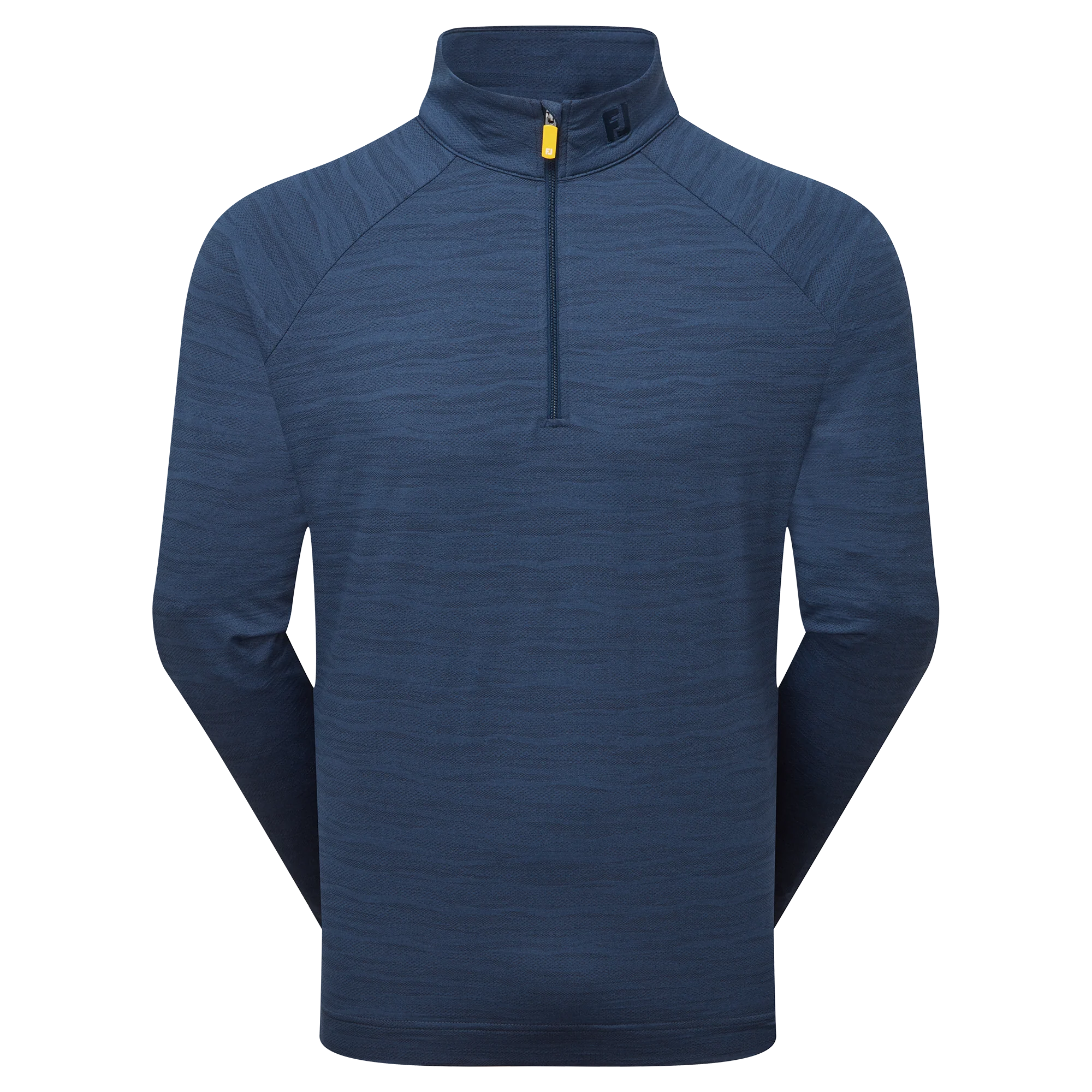 2025 FootJoy Men's Wave Jacquard Pullover - Navy