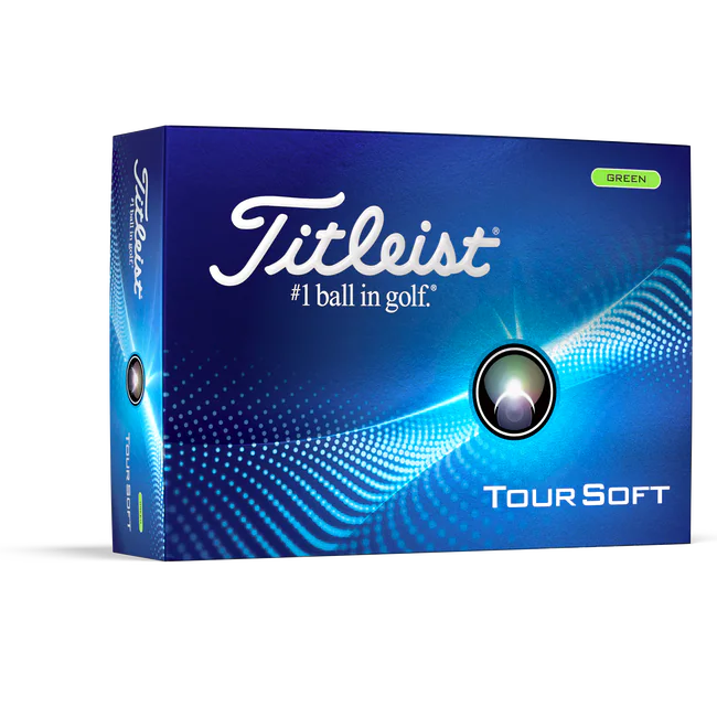 2024 Titleist Tour Soft Golf Ball Dozen - Green