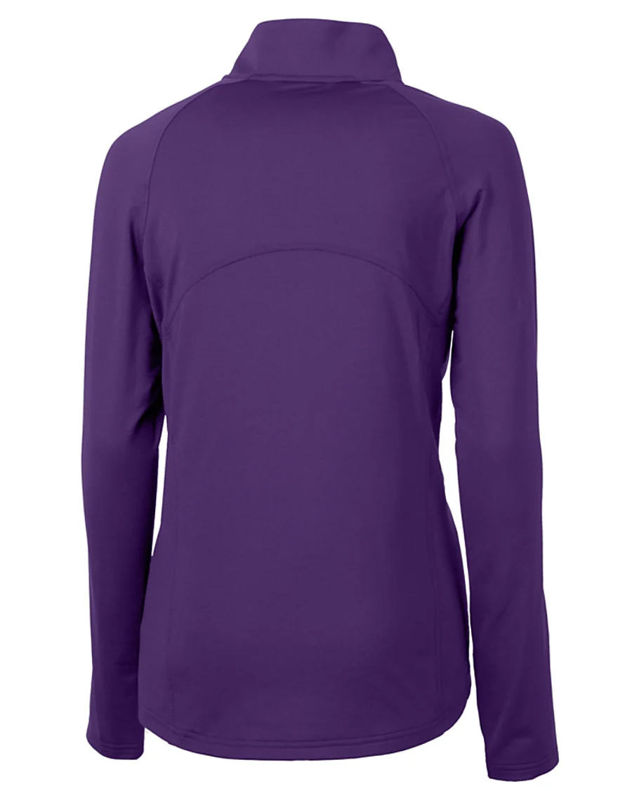 2025 Cutter & Buck Women's Adapt 1/2 Zip Pullover - College Purple