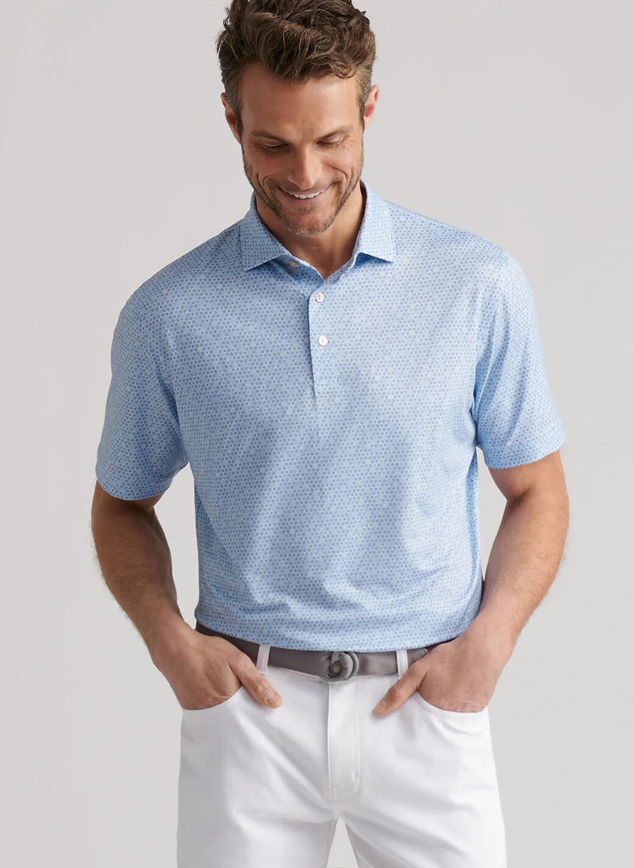 Peter Millar Men's Ferdinand Performance Jersey Polo