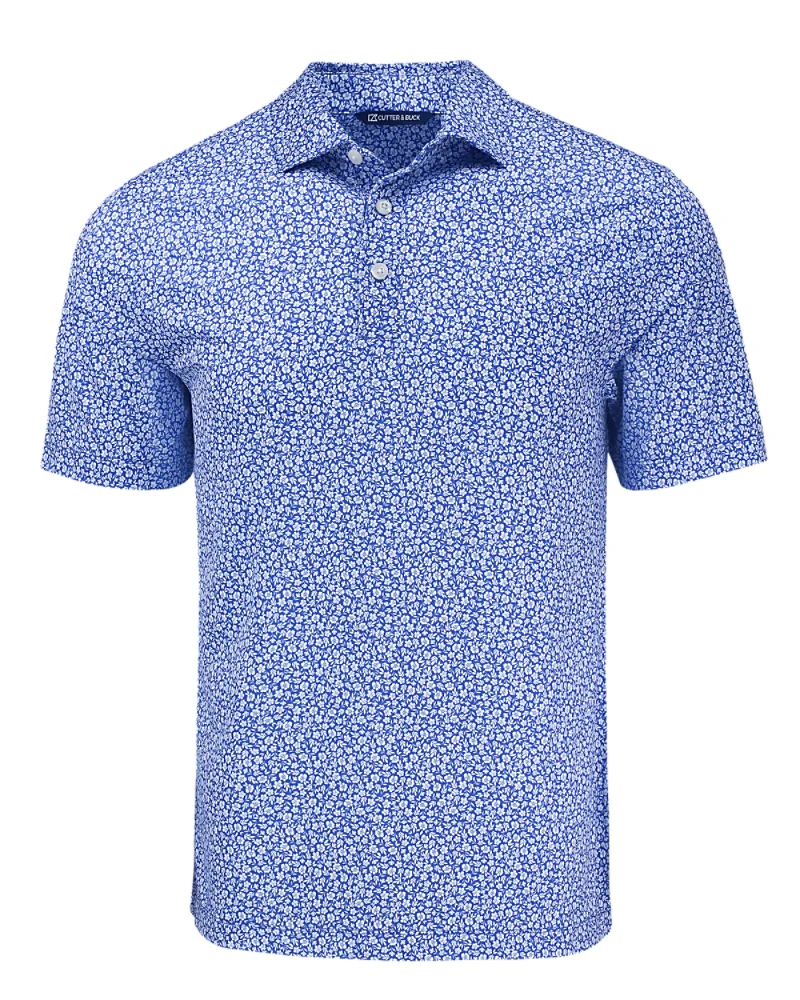 2025 Cutter & Buck Men's Pike Eco Flora Print Polo - Chelan