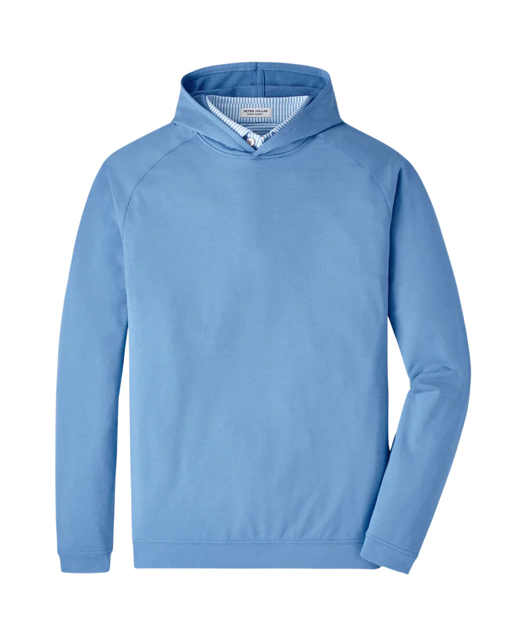 2025 Peter Millar Men's Pine Performance Hoodie - Blue