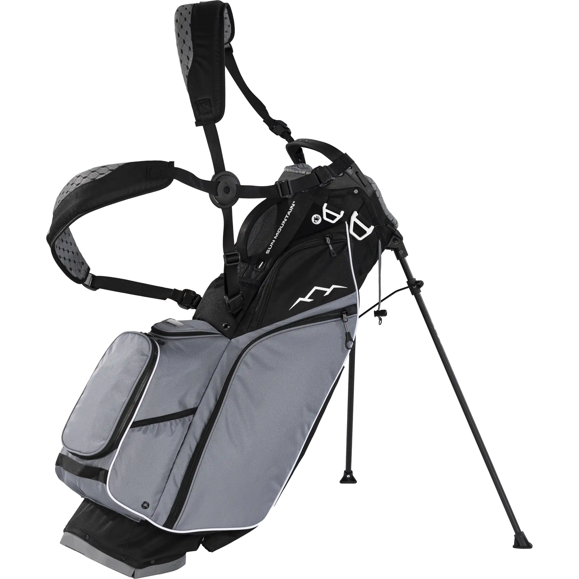 2025 Sun Mountain E-3.5 Carry Bag - Black/Nickel/White