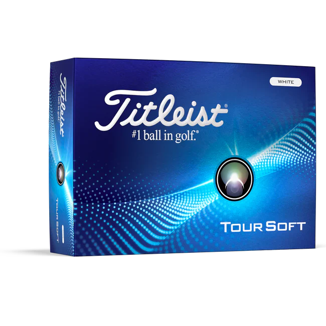 2024 Titleist Tour Soft Golf Ball Dozen - White