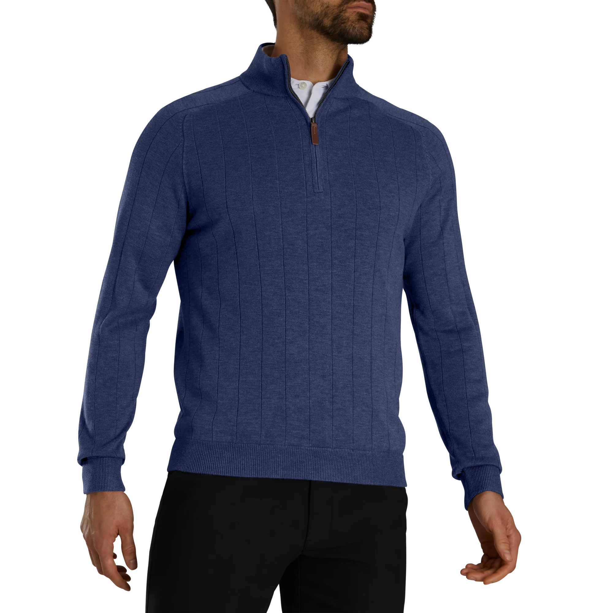 2025 FootJoy Drop Needle Pullover - Navy