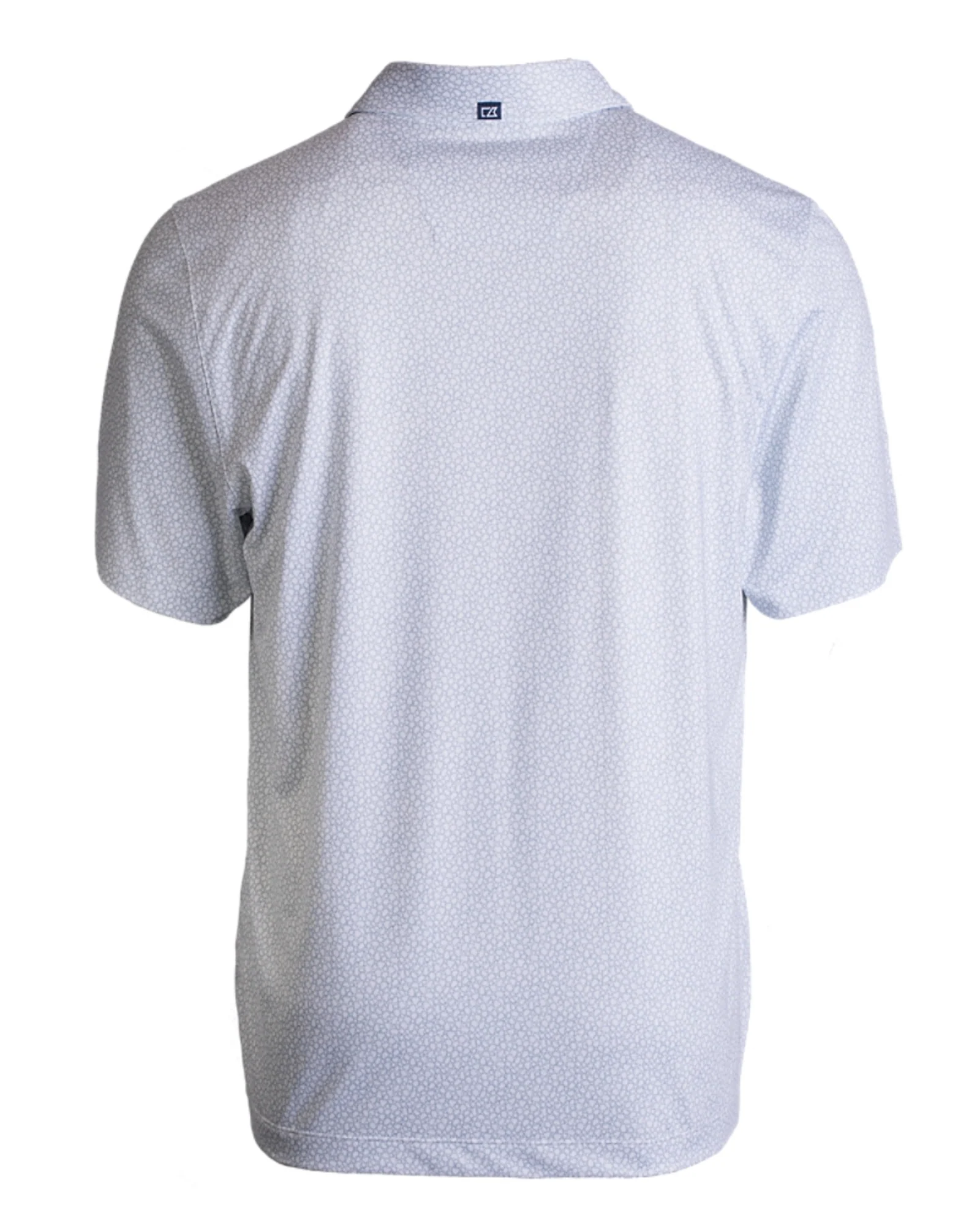 Cutter & Buck Pike Eco Pebble Print Polo - White