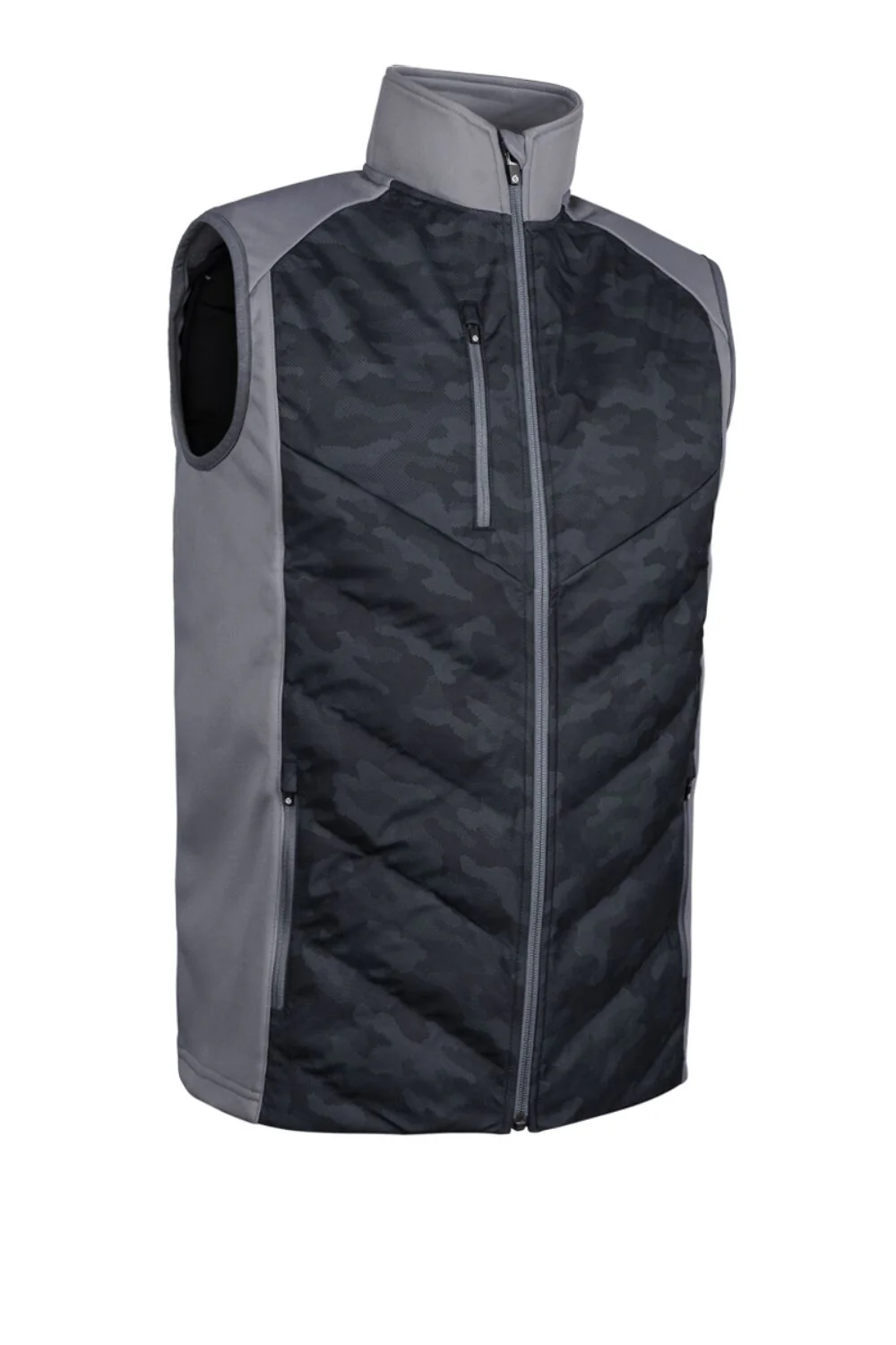 2025 Sunderland Andorra Gilet - Black Camo/Gunmetal