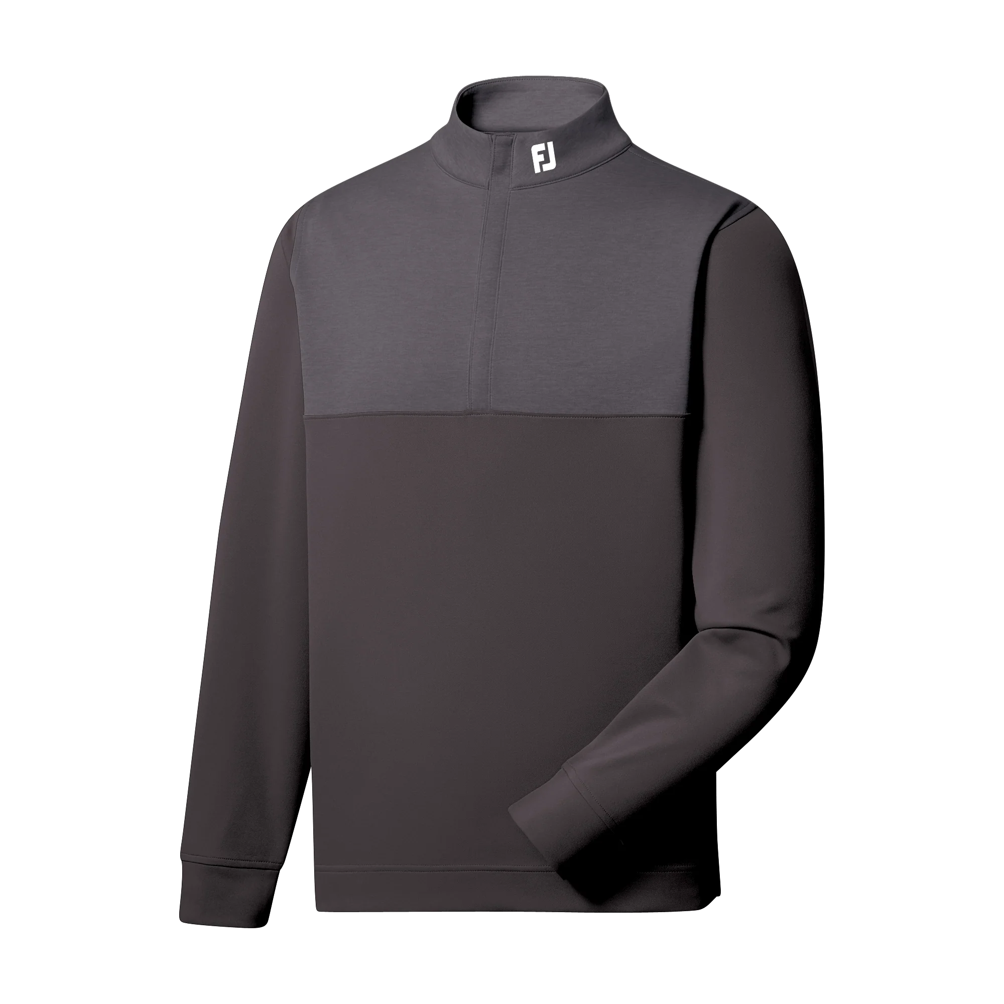 2024 FootJoy Men's Heather Yoke Halfzip Midlayer - Charcoal