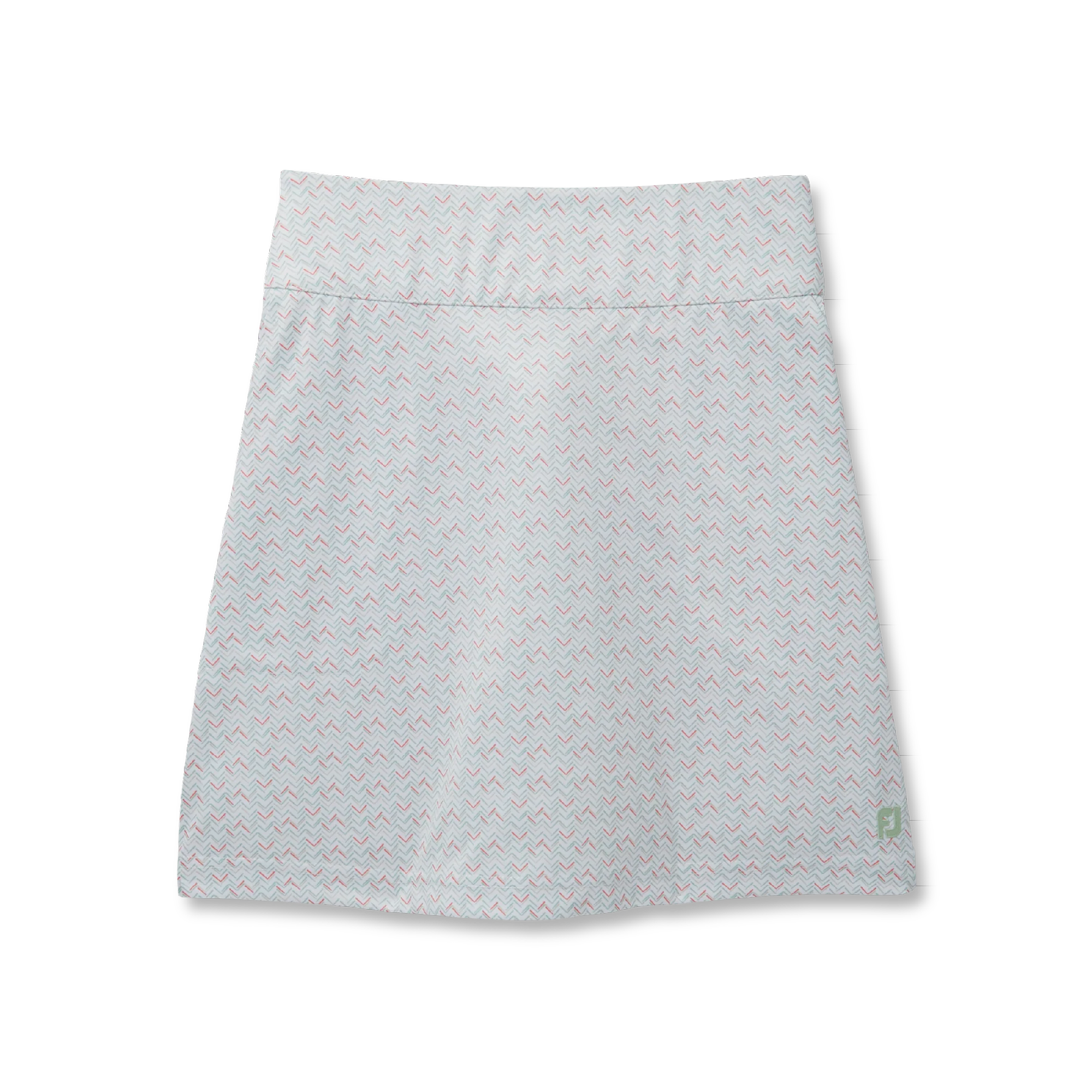 FootJoy Women's Chevron Print Knit Skort -  White / Sage