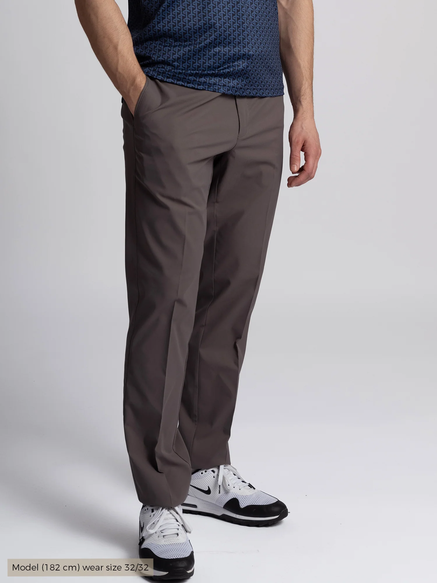 2025 Cross Byron Tech Chino - Newsprint 32 Length