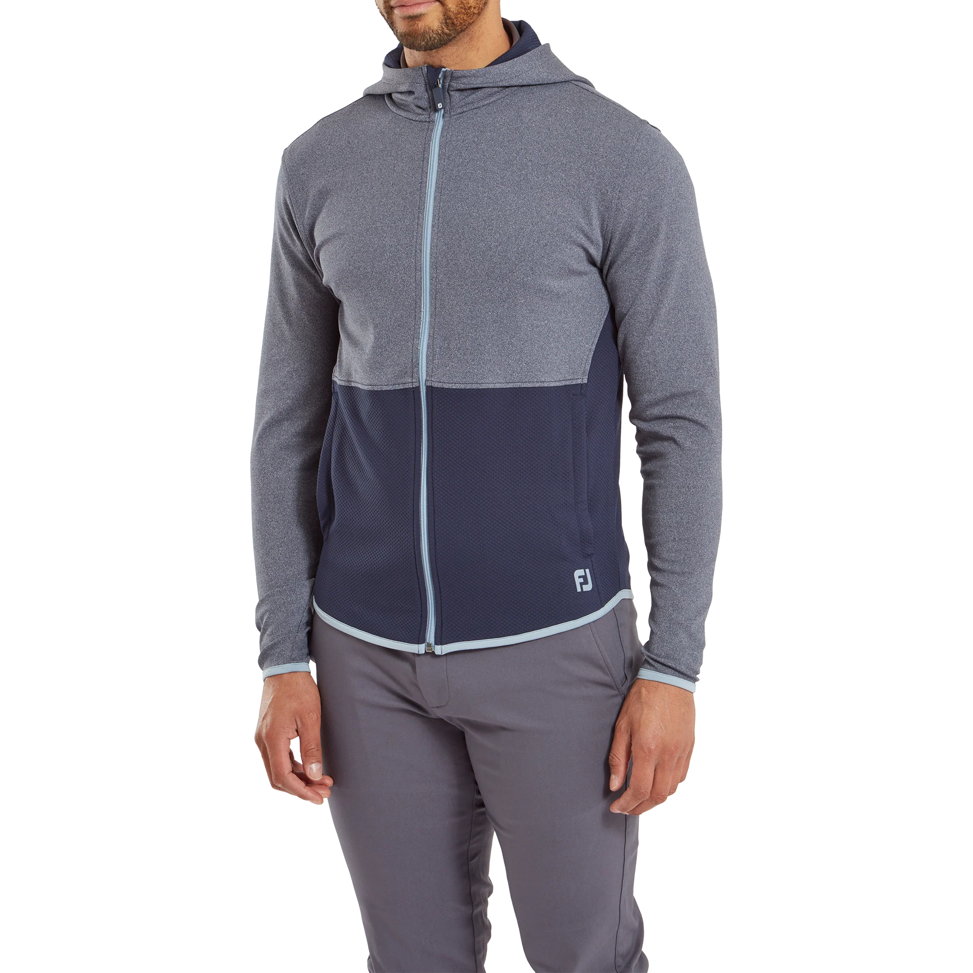 2024 FootJoy Men's Thermoseries Fullzip Hoodie -  Navy