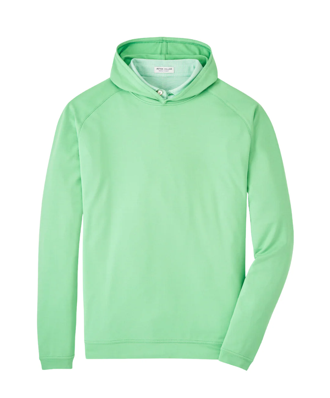 2025 Peter Millar Men's Pine Performance Hoodie - Green