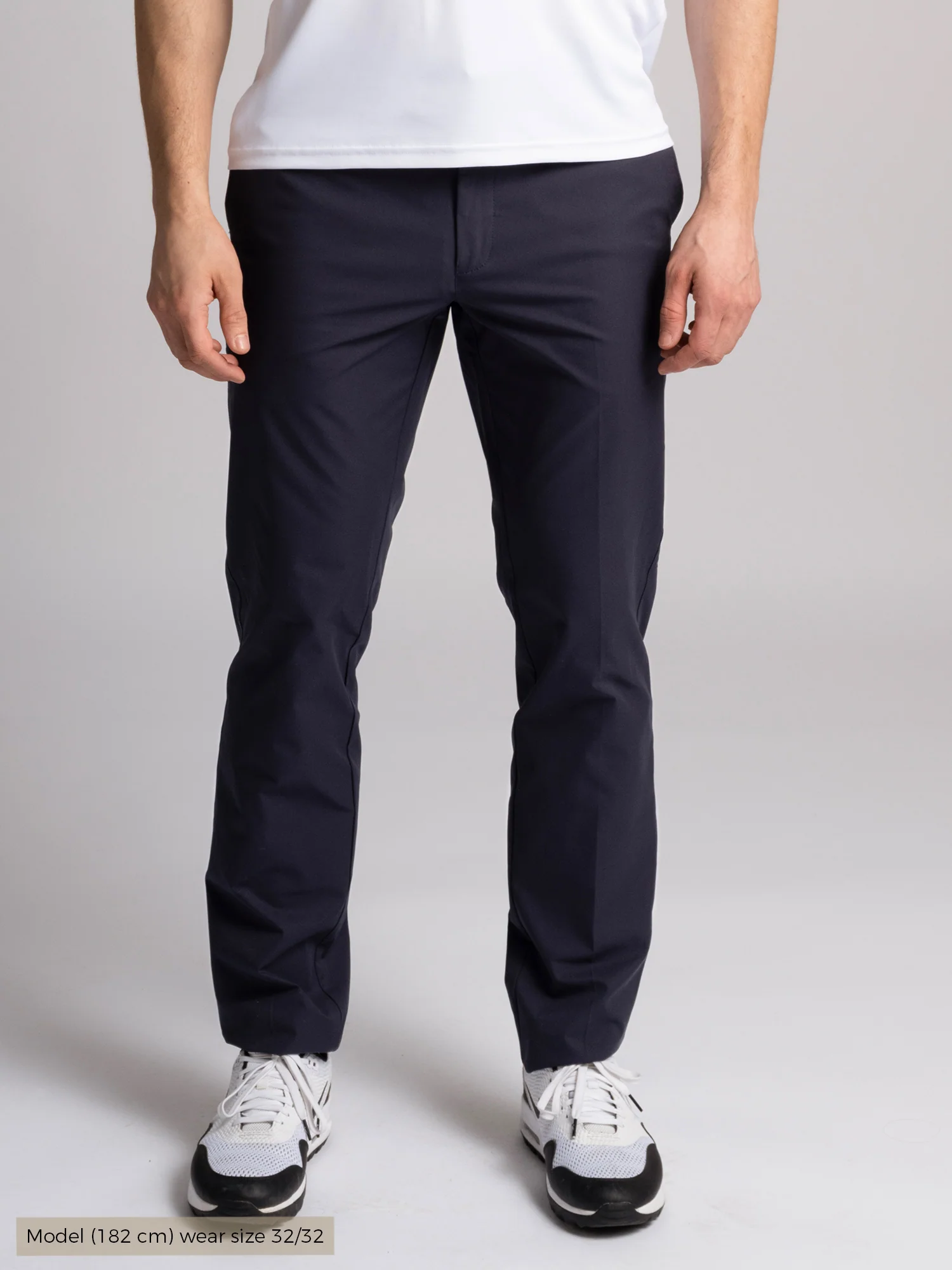 2025 Cross Men's Byron Lux Chinos - Navy (34 Leg Length)