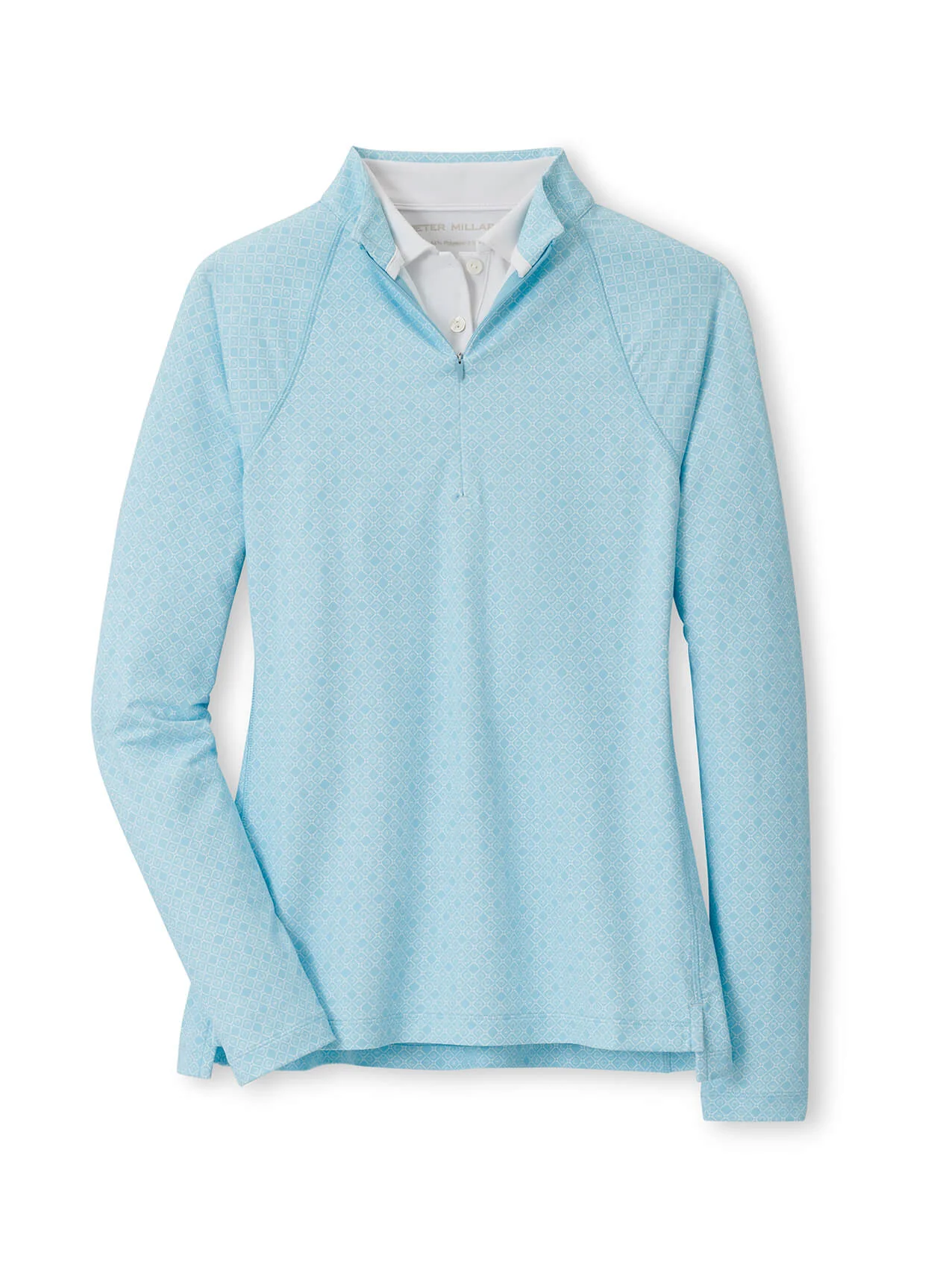 2025 Peter Millar Women's Raglan Sleeve Perth Pullover - Skylight