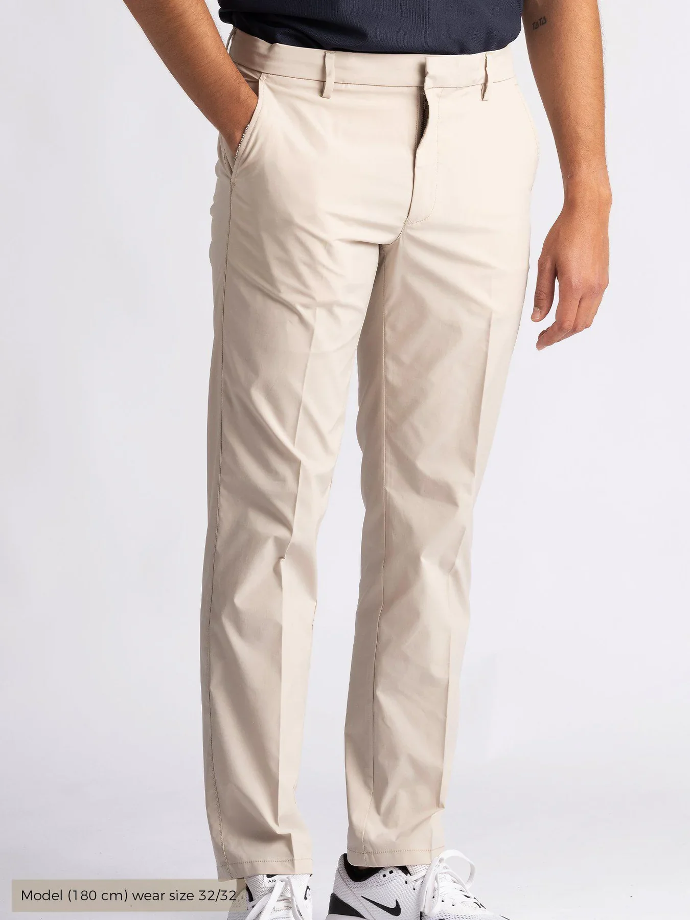 2025 Cross Men's Byron Lux Chinos - Agate Grey (34 Leg Length)