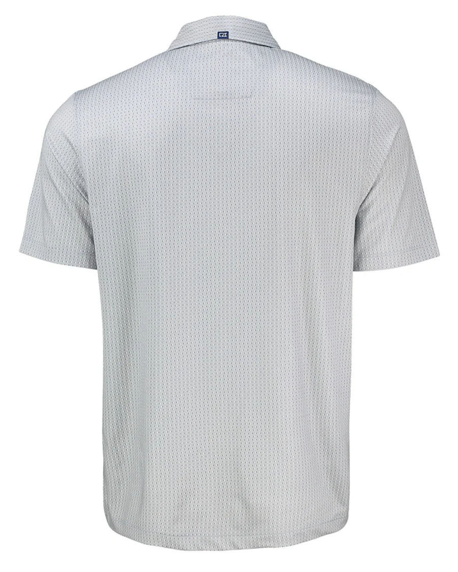 2025 Cutter & Buck Men's Pike Eco Shadow Check Print Polo - Polished