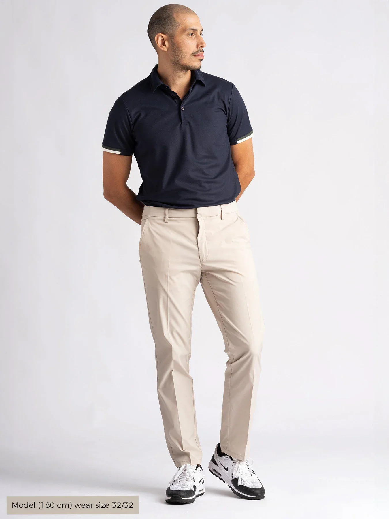 2025 Cross Men's Byron Lux Chinos - Agate Grey (34 Leg Length)