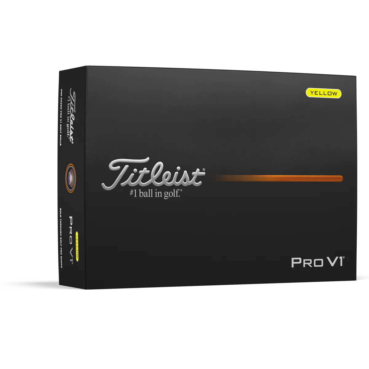 2025 Titleist Pro V1 Golf Ball - Yellow